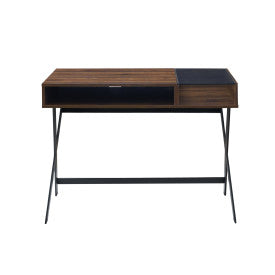 42" X Leg Writing Desk - Dark Walnut