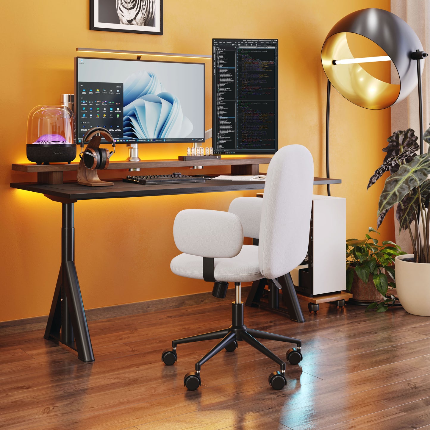 Zuo Modern Lionel Office Chair Beige