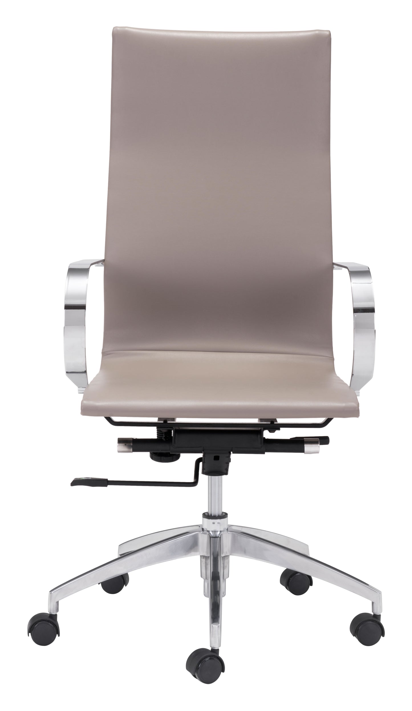 Zuo Modern Glider High Back Office Chair Taupe