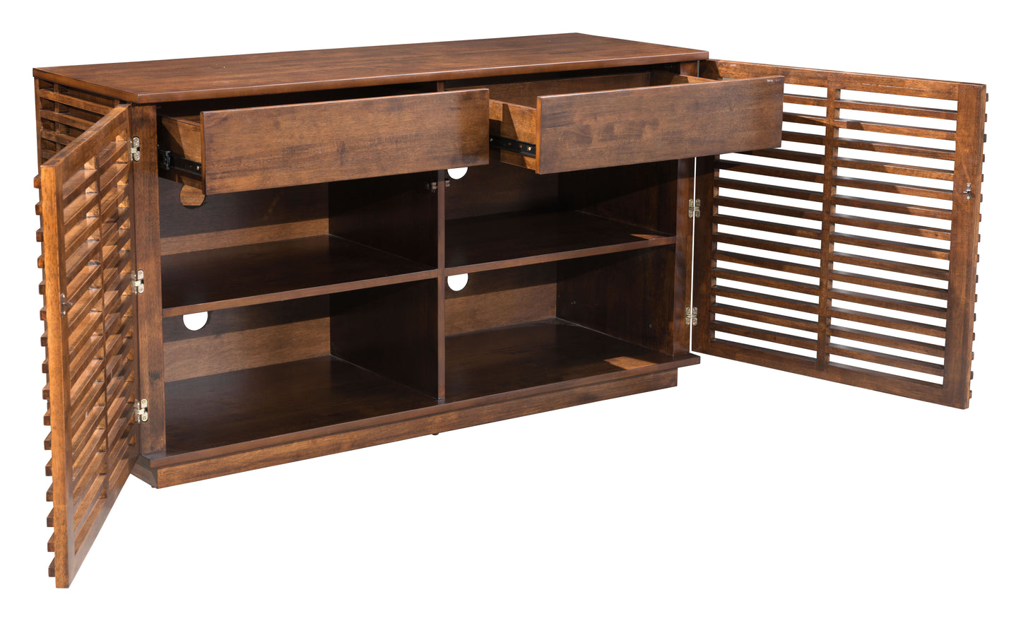 Zuo Modern Linea Credenza Walnut
