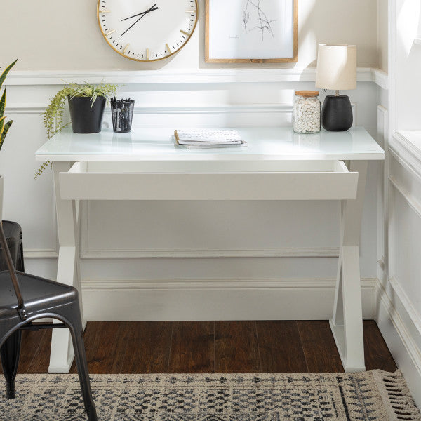 48" Xtra Computer Desk - White