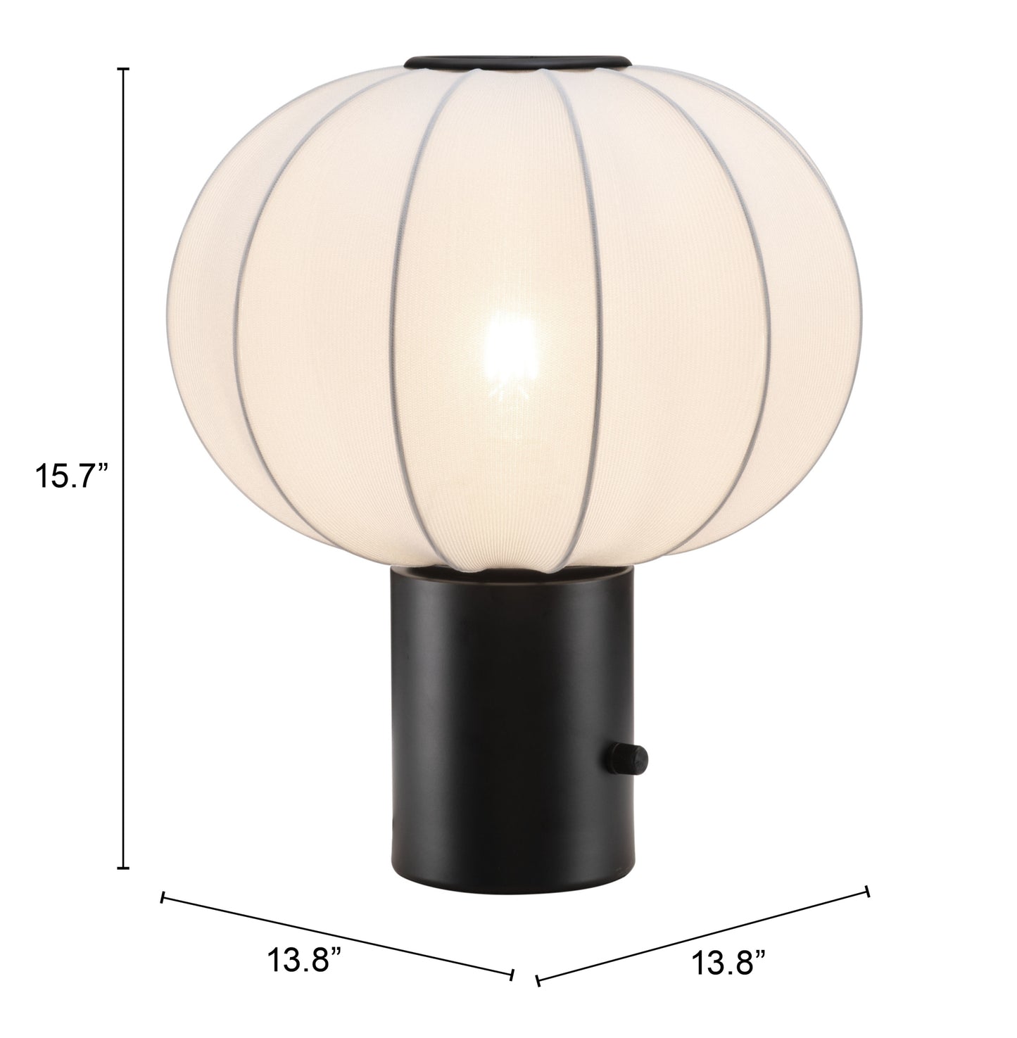 Zuo Modern Wisteria Table Lamp White