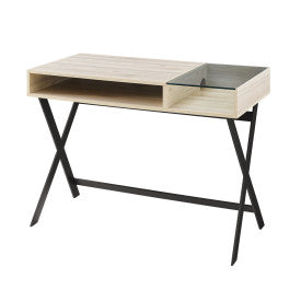 Walker Edison 42" X Leg Writing Desk - Birch
