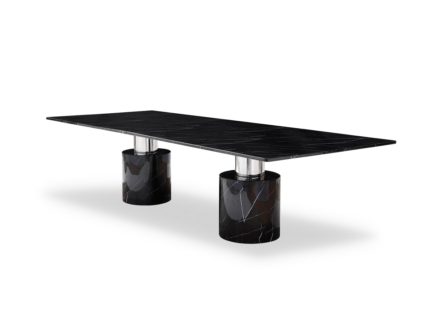 Whiteline Modern Living Geneva Conference Table Black