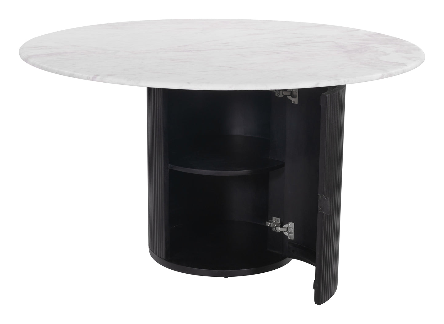 Zuo Modern Izola Conference/Meeting Table White & Black