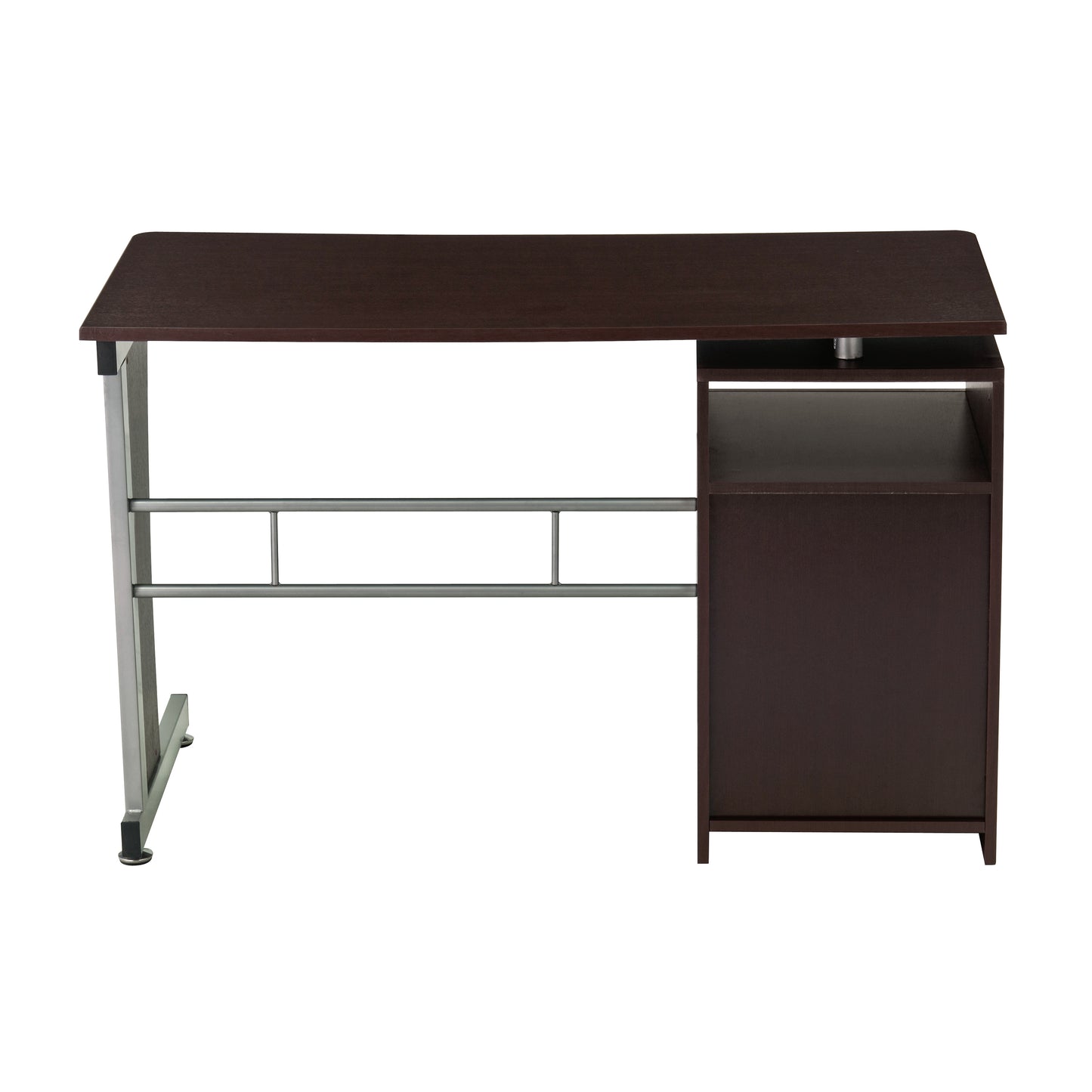 Techni Mobili Computer Desk with Ample Storage, Chocolate