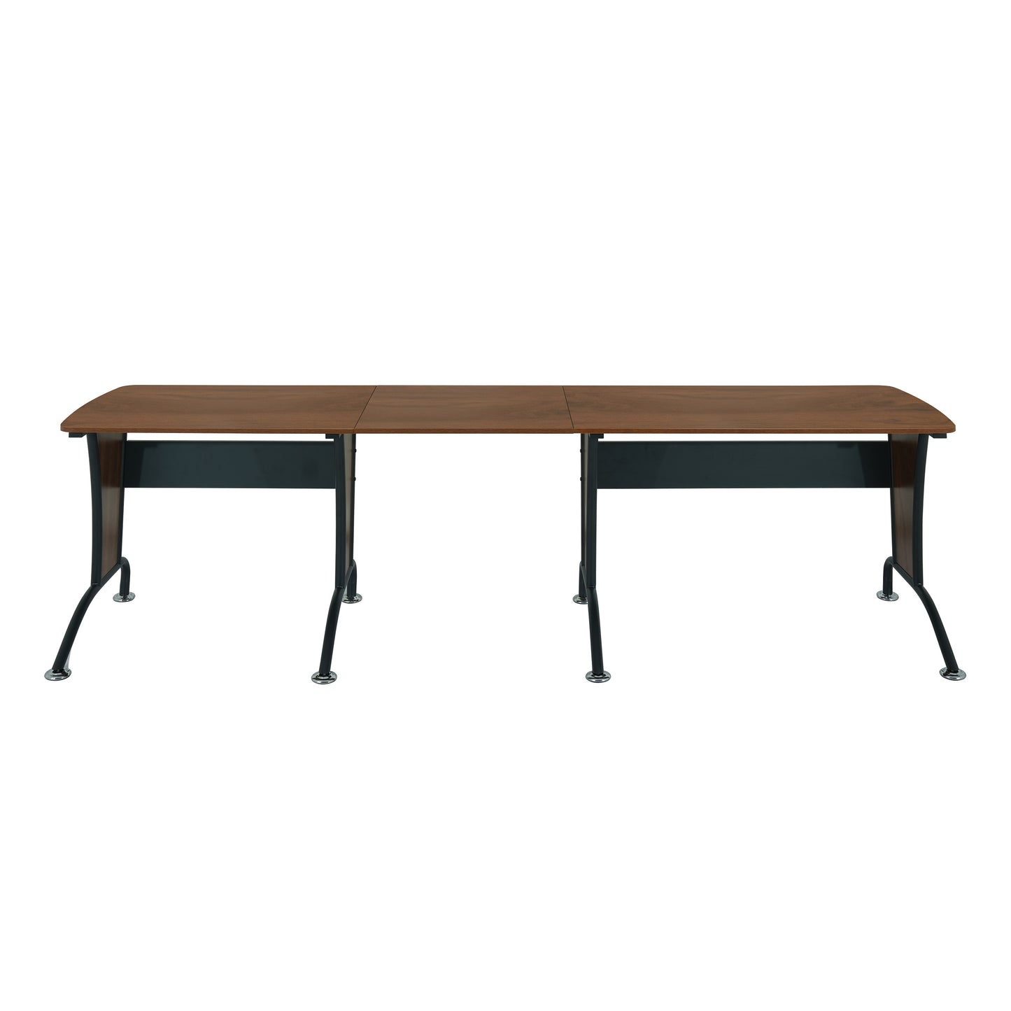 Techni Mobili Deluxe L-Shaped Desk with Inline Team Desk Option