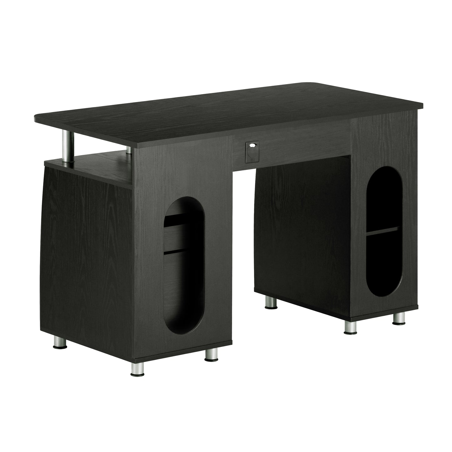 Techni Mobili Complete Workstation Computer Desk with Storage, Espresso