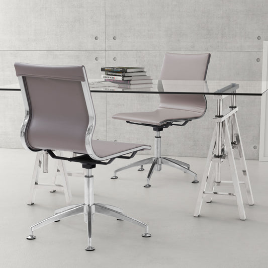 Zuo Modern Glider Conference Chair Taupe