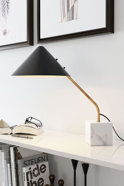 Zuo Modern Pike Table Lamp Black & White