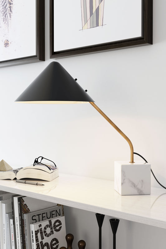 Zuo Modern Pike Table Lamp Black & White