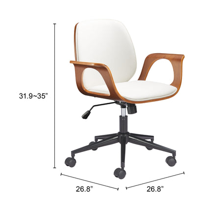 Zuo Modern Ali Office Chair White