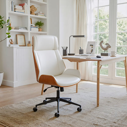 Zuo Modern High Back Office Chair White