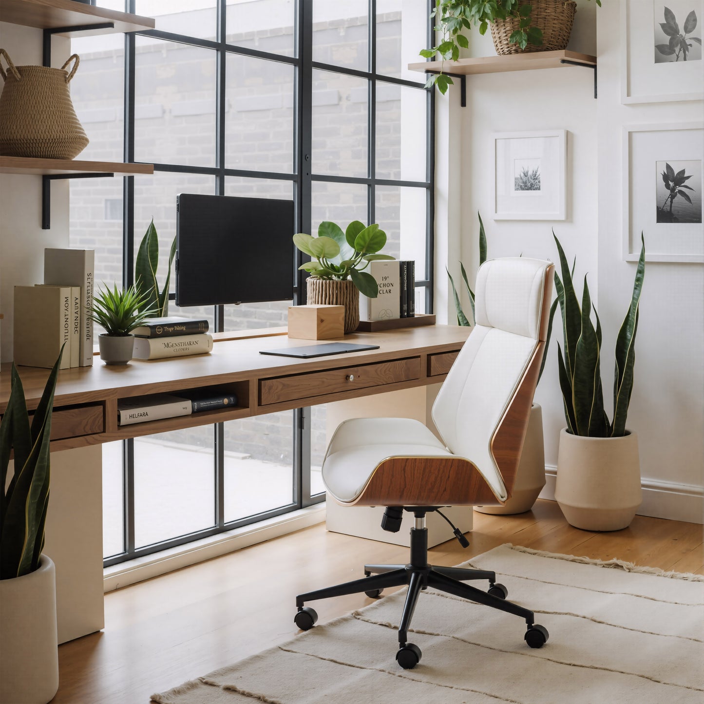 Zuo Modern High Back Office Chair White