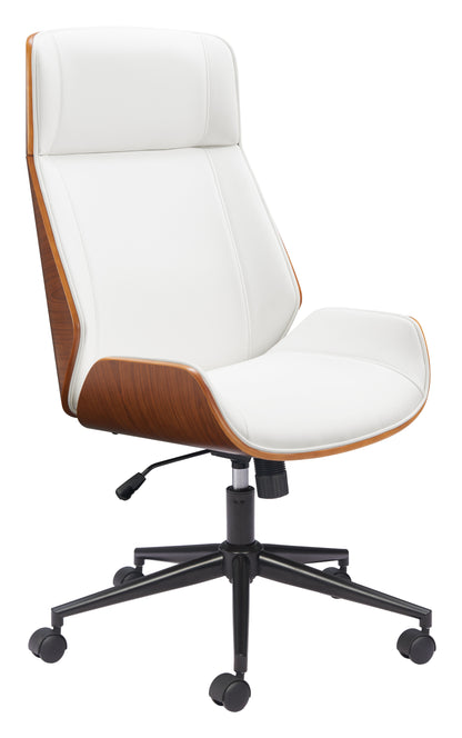 Zuo Modern High Back Office Chair White
