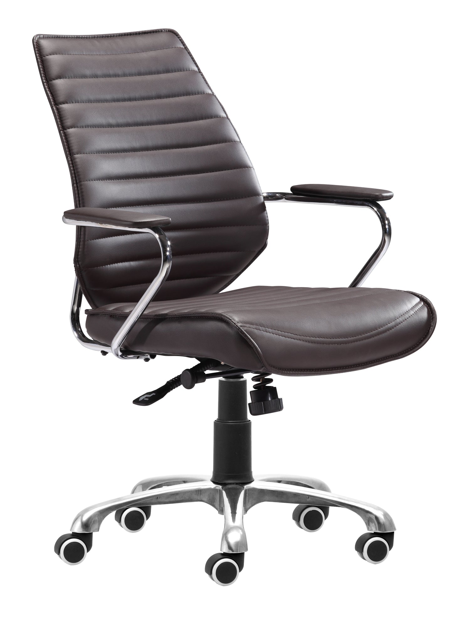 Zuo Modern Enterprise Low Back Office Chair Espresso