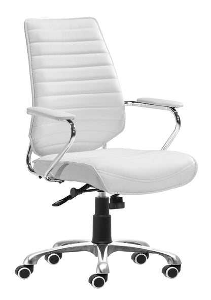 Zuo Modern Enterprise Low Back Office Chair White