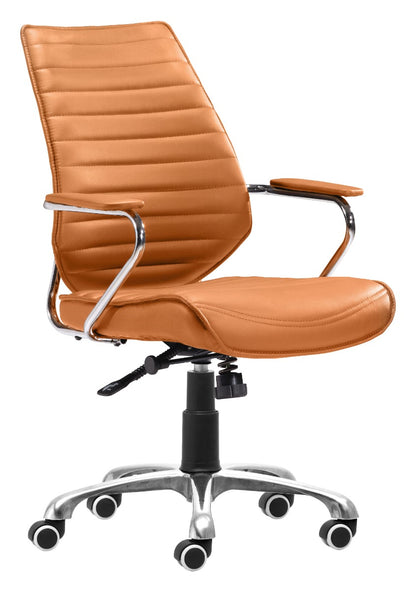 Zuo Modern Enterprise Low Back Office Chair Terracota