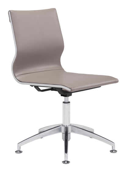 Zuo Modern Glider Conference Chair Taupe