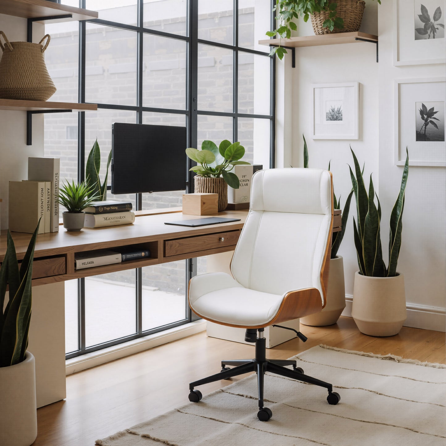 Zuo Modern High Back Office Chair White