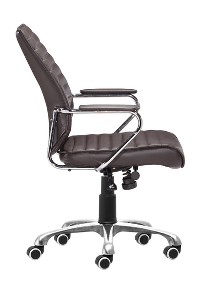 Zuo Modern Enterprise Low Back Office Chair Espresso