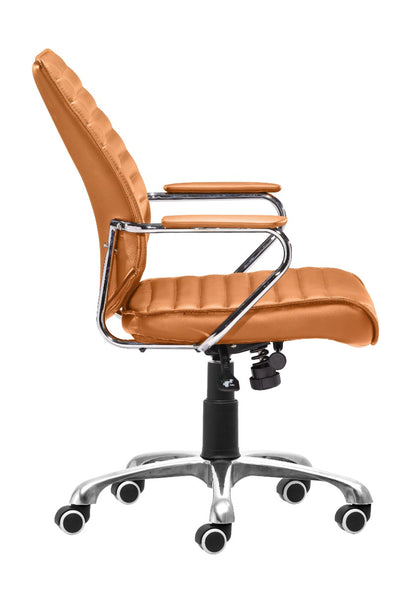 Zuo Modern Enterprise Low Back Office Chair Terracota