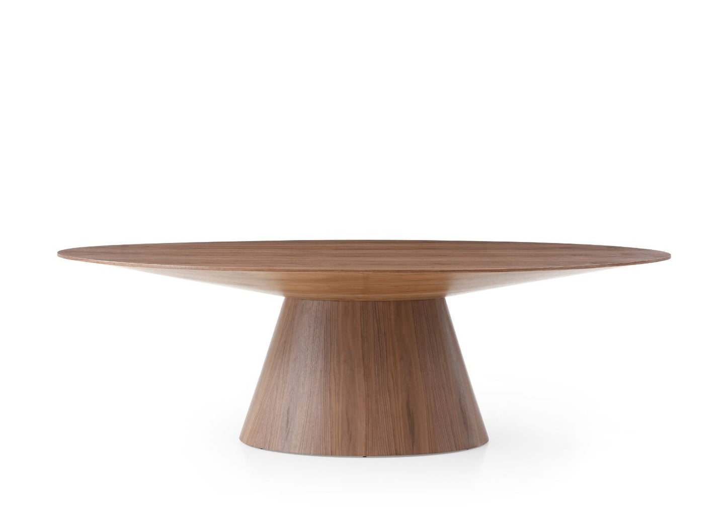 Bruno Oval Walnut Conference Table