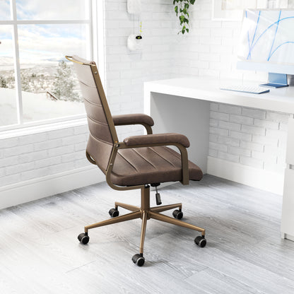 Zuo Modern Auction Office Chair Espresso
