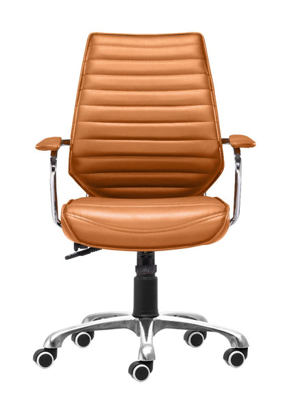 Zuo Modern Enterprise Low Back Office Chair Terracota