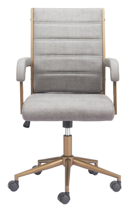 Zuo Modern Auction Office Chair Gray