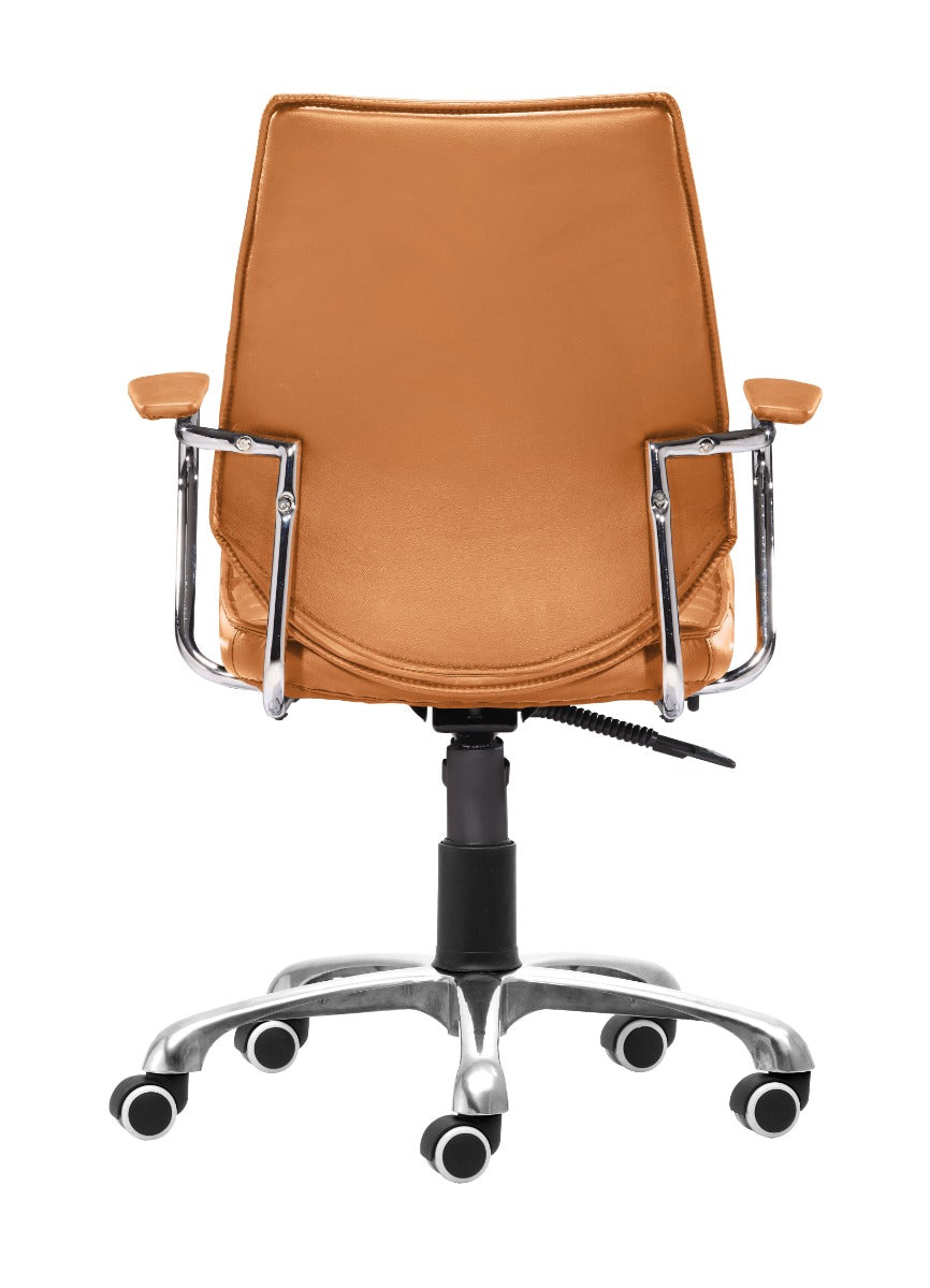 Zuo Modern Enterprise Low Back Office Chair Terracota