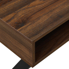 42" X Leg Writing Desk - Dark Walnut