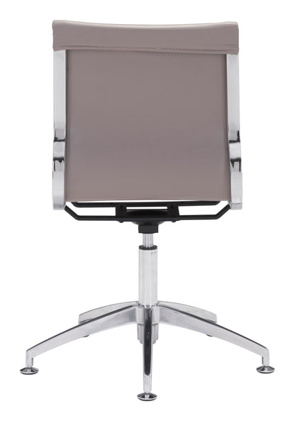 Zuo Modern Glider Conference Chair Taupe