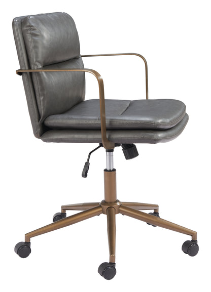 Zuo Modern Birao Office Chair Gray