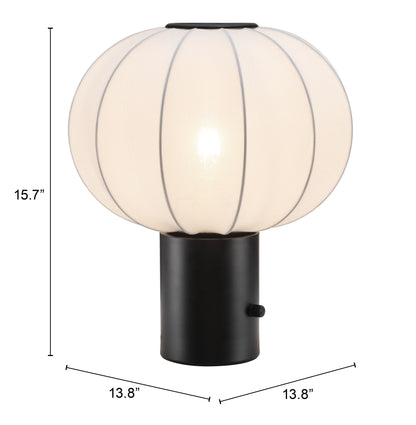 Zuo Modern Wisteria Table Lamp White