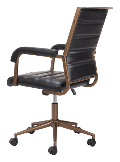 Zuo Modern Auction Office Chair Vintage Black