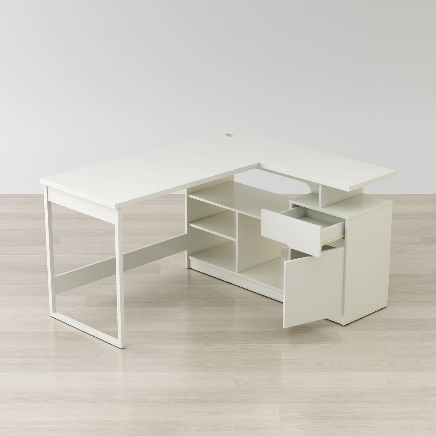 Anderson Teak LEXI 55" L-SHAPED CORNER DESK