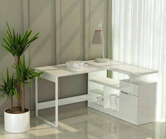 Anderson Teak LEXI 55" L-SHAPED CORNER DESK