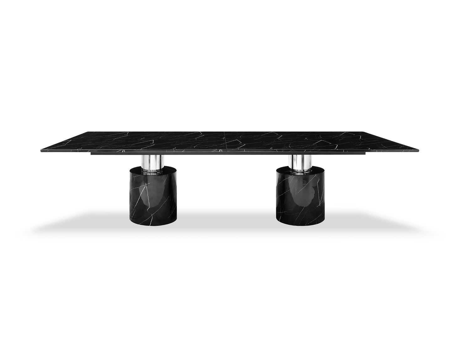 Whiteline Modern Living Geneva Conference Table Black
