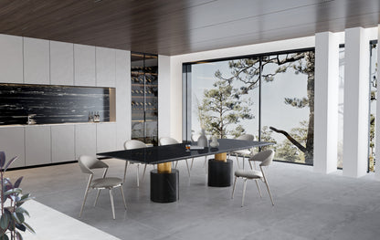 Whiteline Modern Living Geneva Conference Table Black