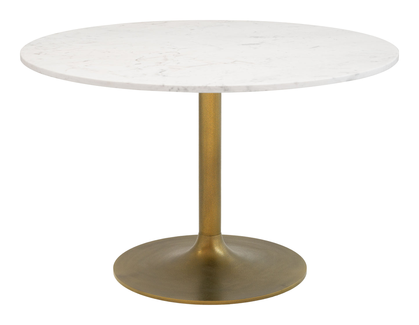 Zuo Modern Ithaca Conference Table White & Gold