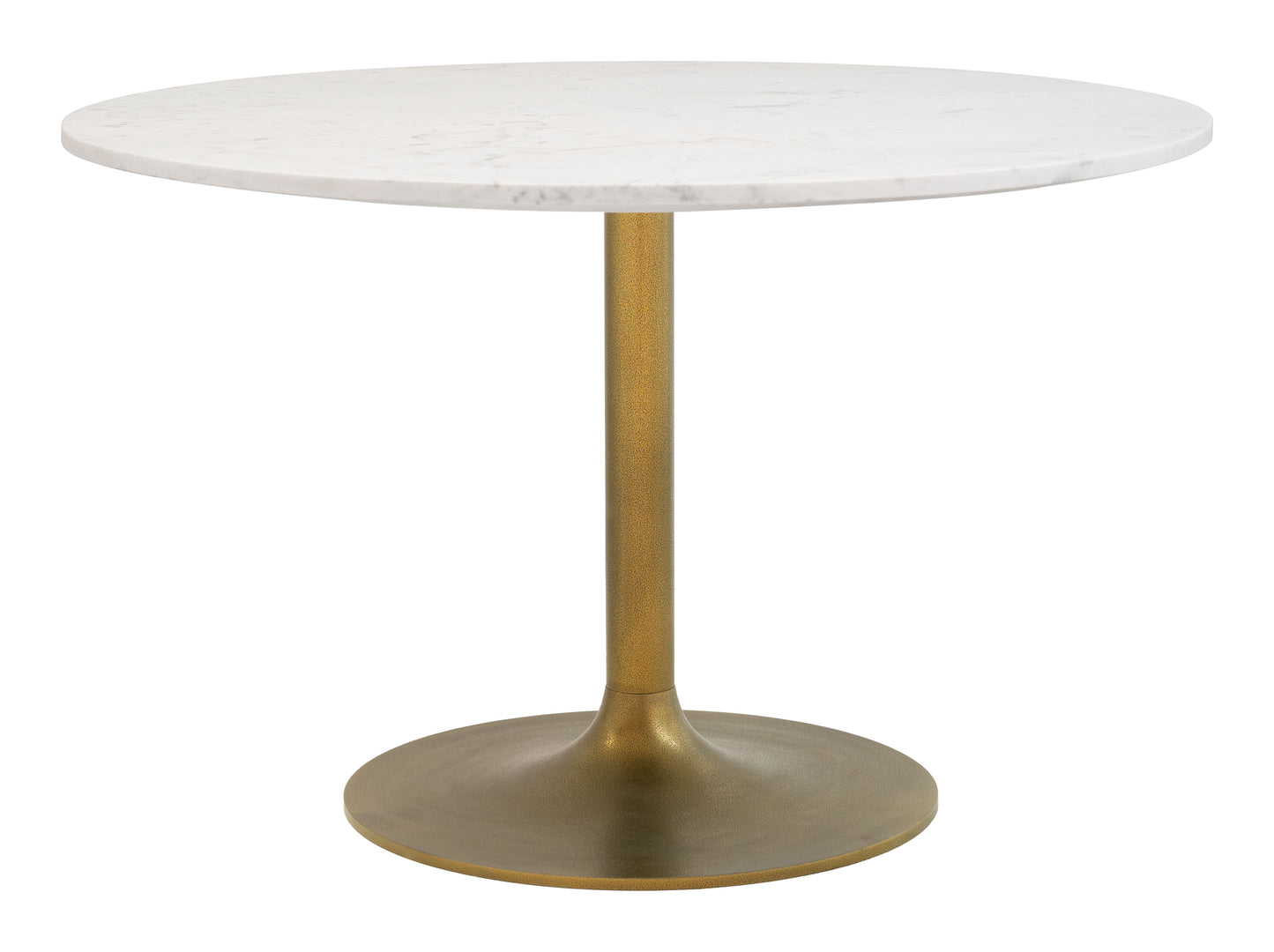 Zuo Modern Ithaca Conference Table White & Gold
