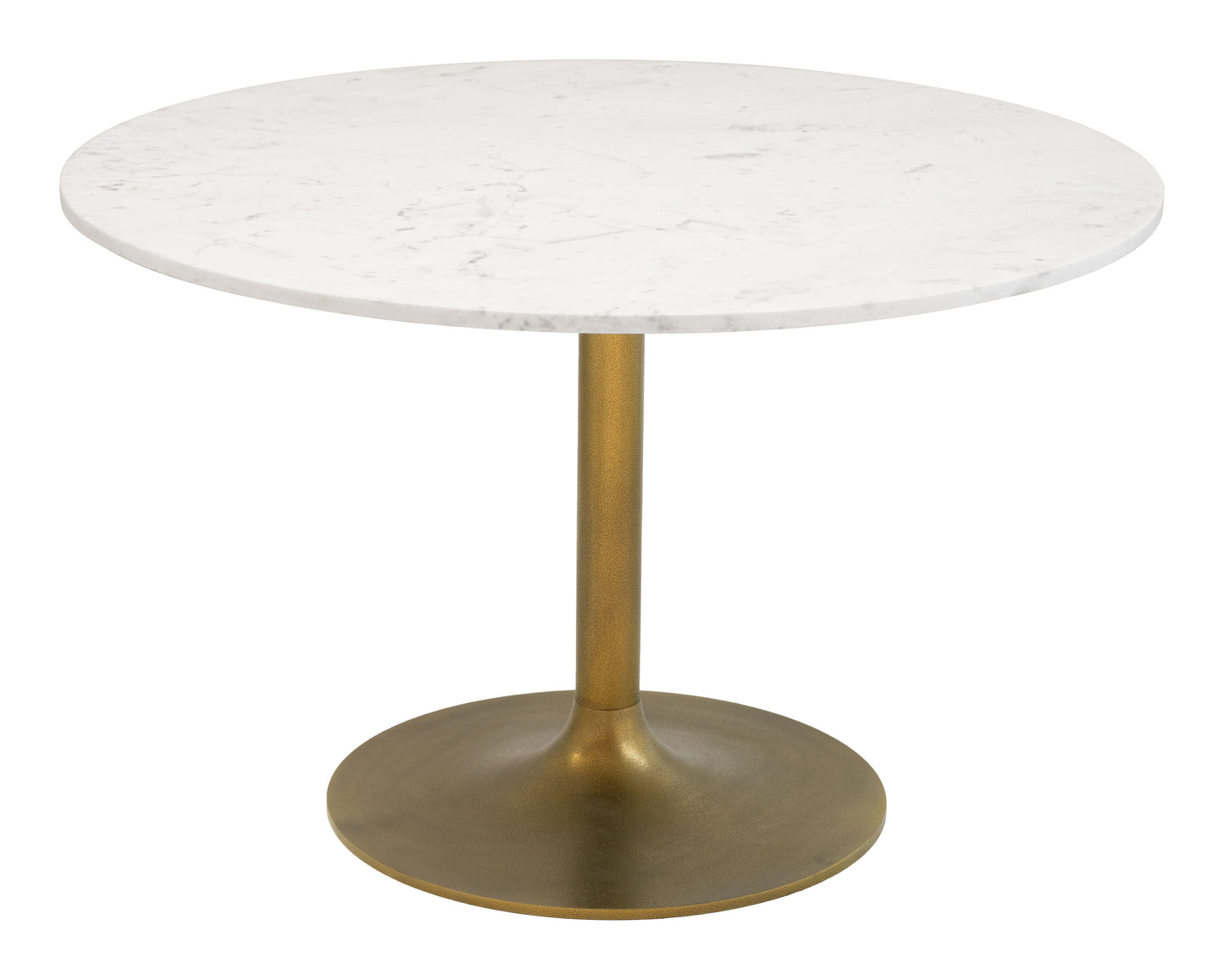 Zuo Modern Ithaca Conference Table White & Gold