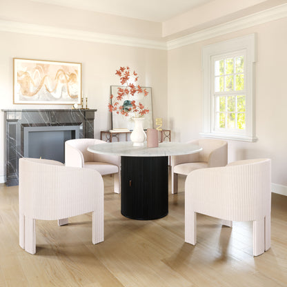Zuo Modern Izola Conference/Meeting Table White & Black