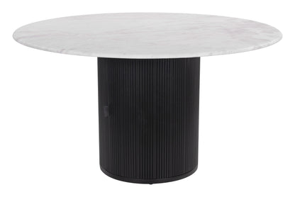 Zuo Modern Izola Conference/Meeting Table White & Black