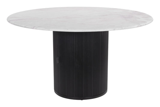 Zuo Modern Izola Conference/Meeting Table White & Black