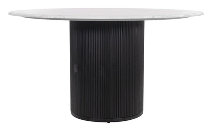 Zuo Modern Izola Conference/Meeting Table White & Black