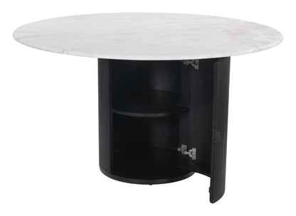 Zuo Modern Izola Conference/Meeting Table White & Black