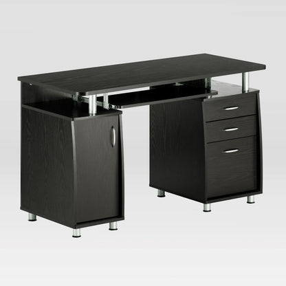 Techni Mobili Complete Computer Workstation Desk With Storage, Espresso
