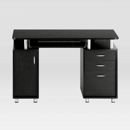 Techni Mobili Complete Computer Workstation Desk With Storage, Espresso